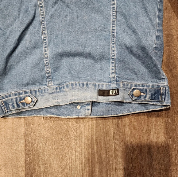 Kut From the Kloth Lily Distressed Denim Jacket - Picture 5 of 6